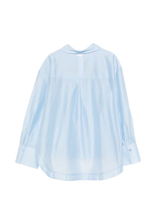 Camicia bambina Twinset celeste rigata TWINSET Kids | 261GJ211104614